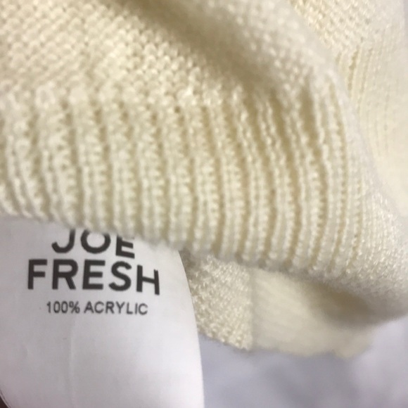 Joe Fresh cream cowl neck long sleeve cardigan women’s size XS sweater light - Picture 4 of 4